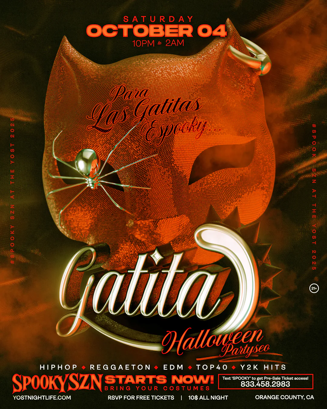YOST SATURDAYS (21+) Reggaeton, Perreo, Corridos, Banda, Hip Hop Y mas