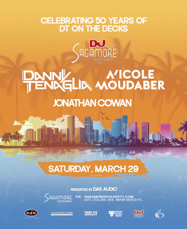 DANNY TENAGLIA - MIAMI MUSIC WEEK 2025 - 5-DAY POOL PARTY SERIES