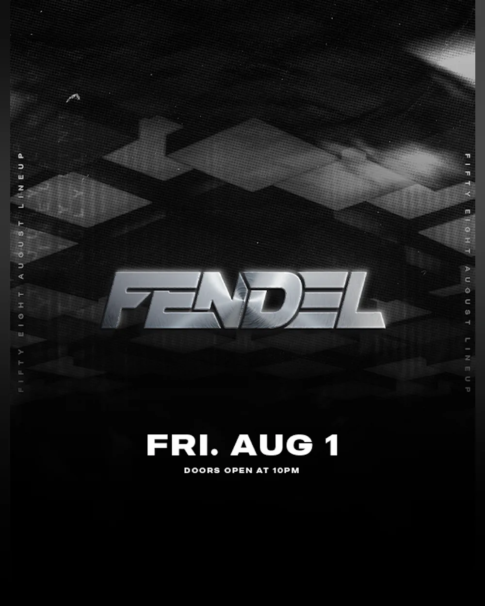FRIDAY 08/01 | SOUNDS BY FENDEL