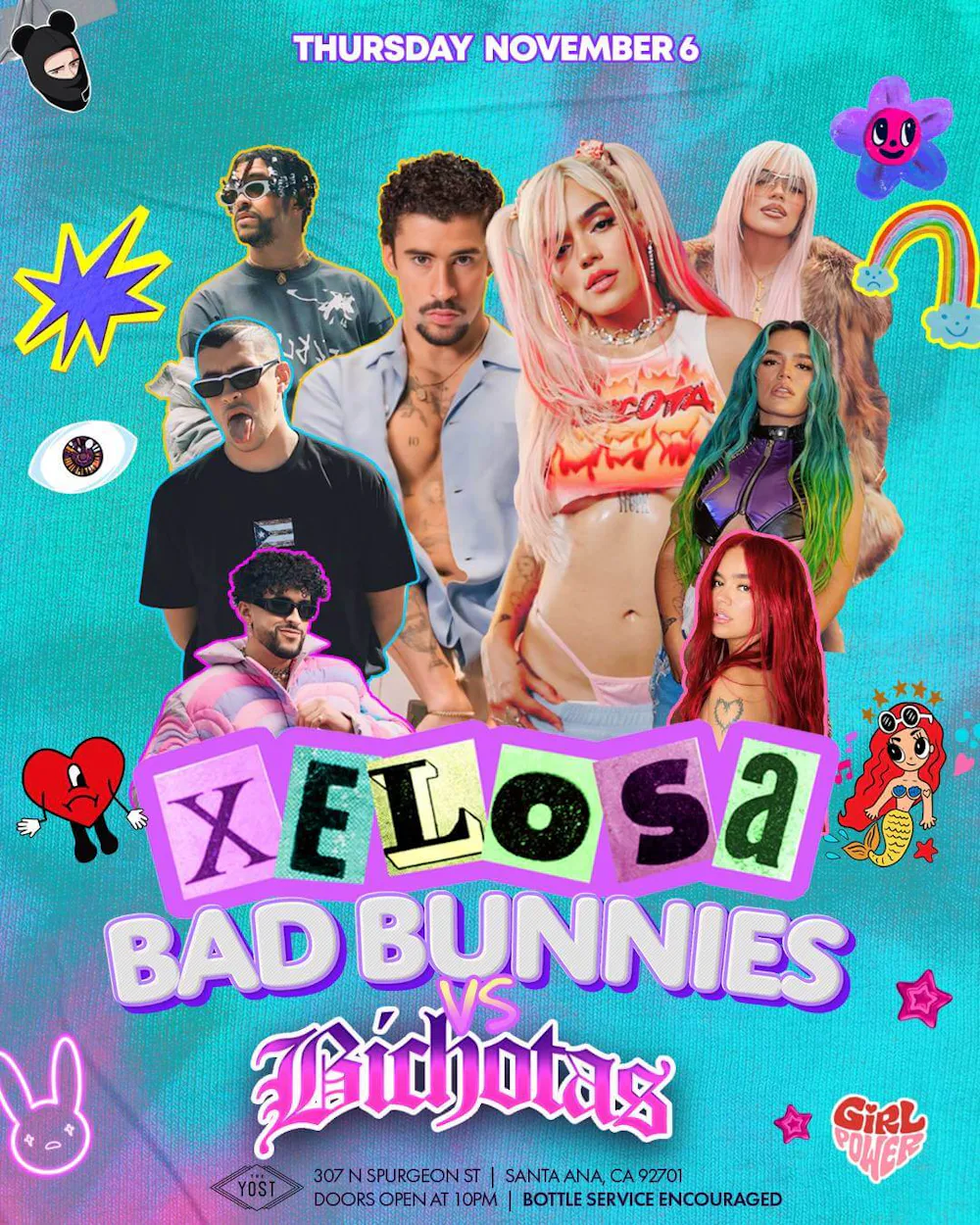 XELOSA BAD BUNNIES VS BICHOTAS PARTY @ YOSTTHEATER