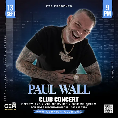 PTP Presents: PAUL WALL