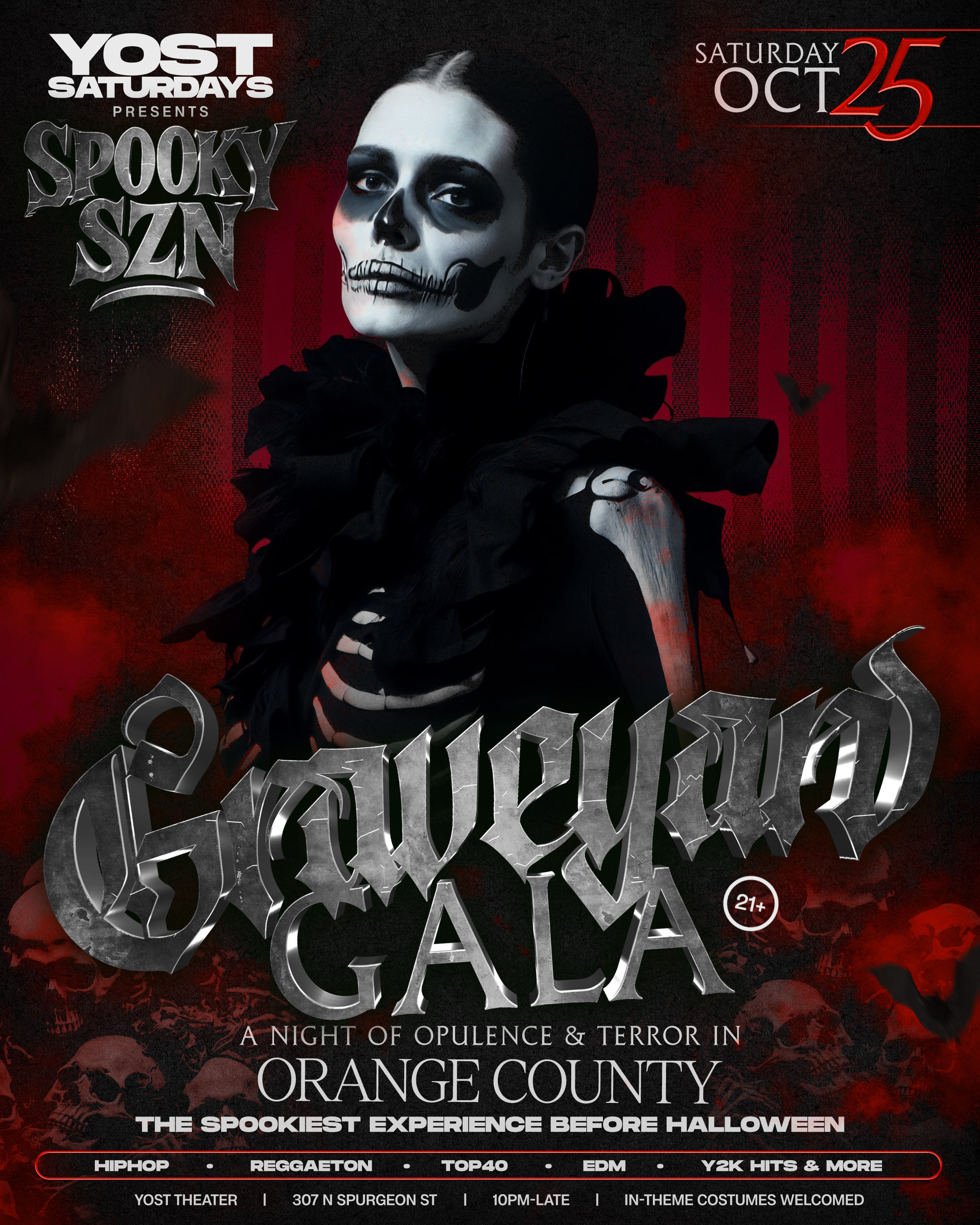 YOST SATURDAYS (21+) Reggaeton, Perreo, Corridos, Banda, Hip Hop Y mas