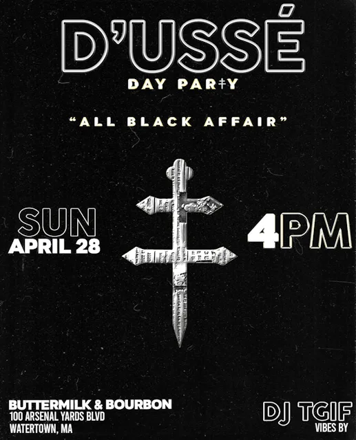 D'USSE' DAY PARTY "ALL BLACK AFFAIR"