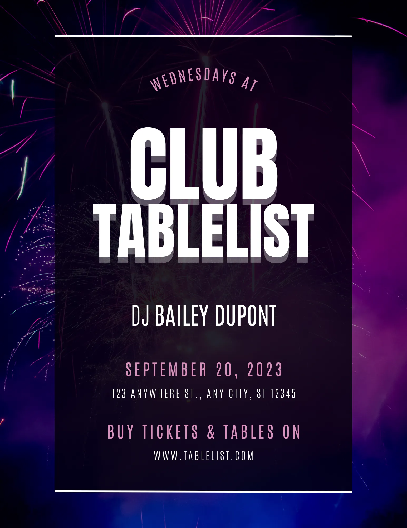 Wednesdays at Club Tablelist