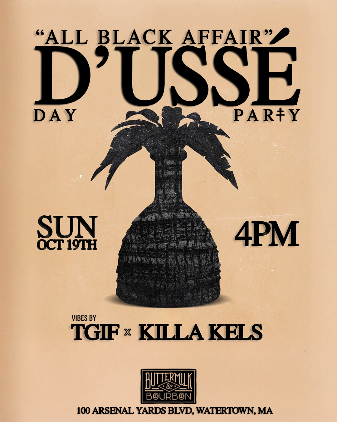 D'USSE' DAY PARTY "All Black Affair" 