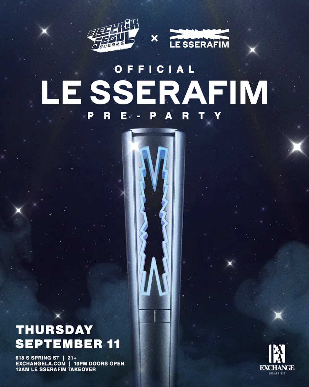 Electrik Seoul: Official LE SSERAFIM Pre-Party
