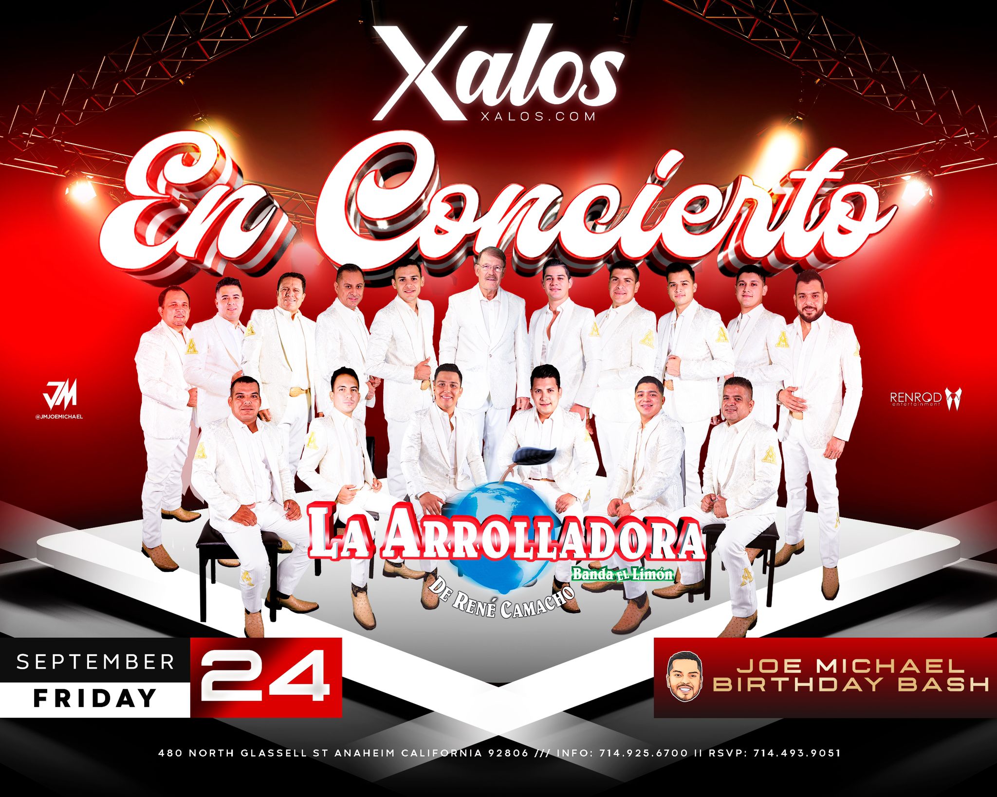 Tablelist | Buy Tickets and Tables to LA ARROLLADORA BANDA EN LIMON at  Xalos Event Center