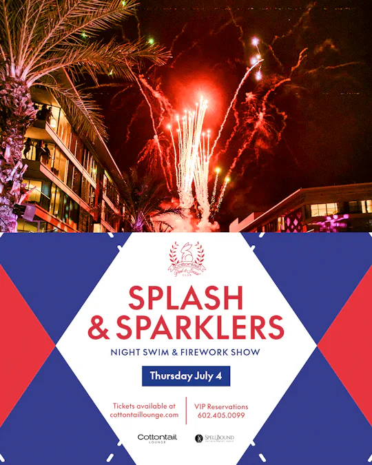 Splash and Sparklers Fourth of July Fireworks and Night Swim