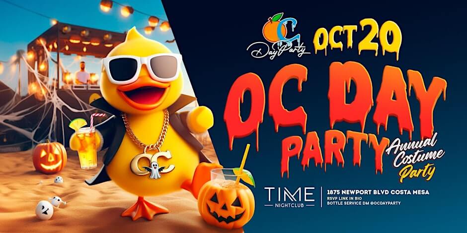 OC DAY PARTY: HALLOWEEN COSTUME PARTY