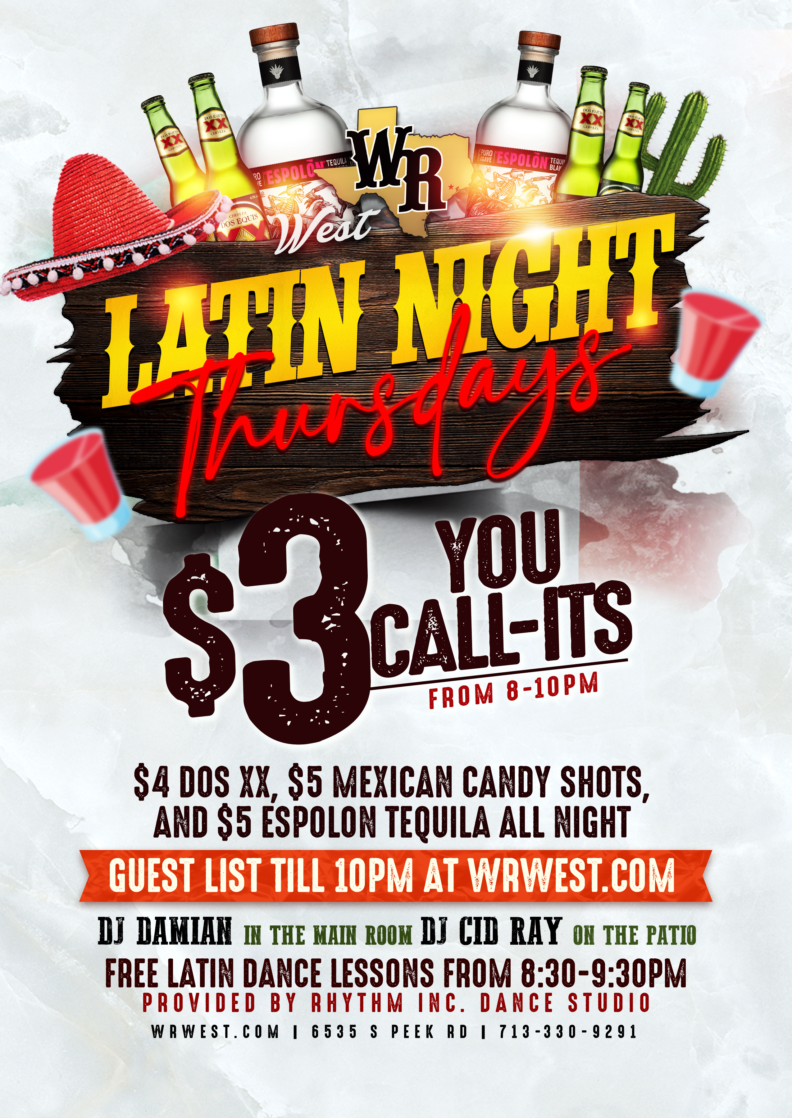 Thursday - Latin Night Thursdays