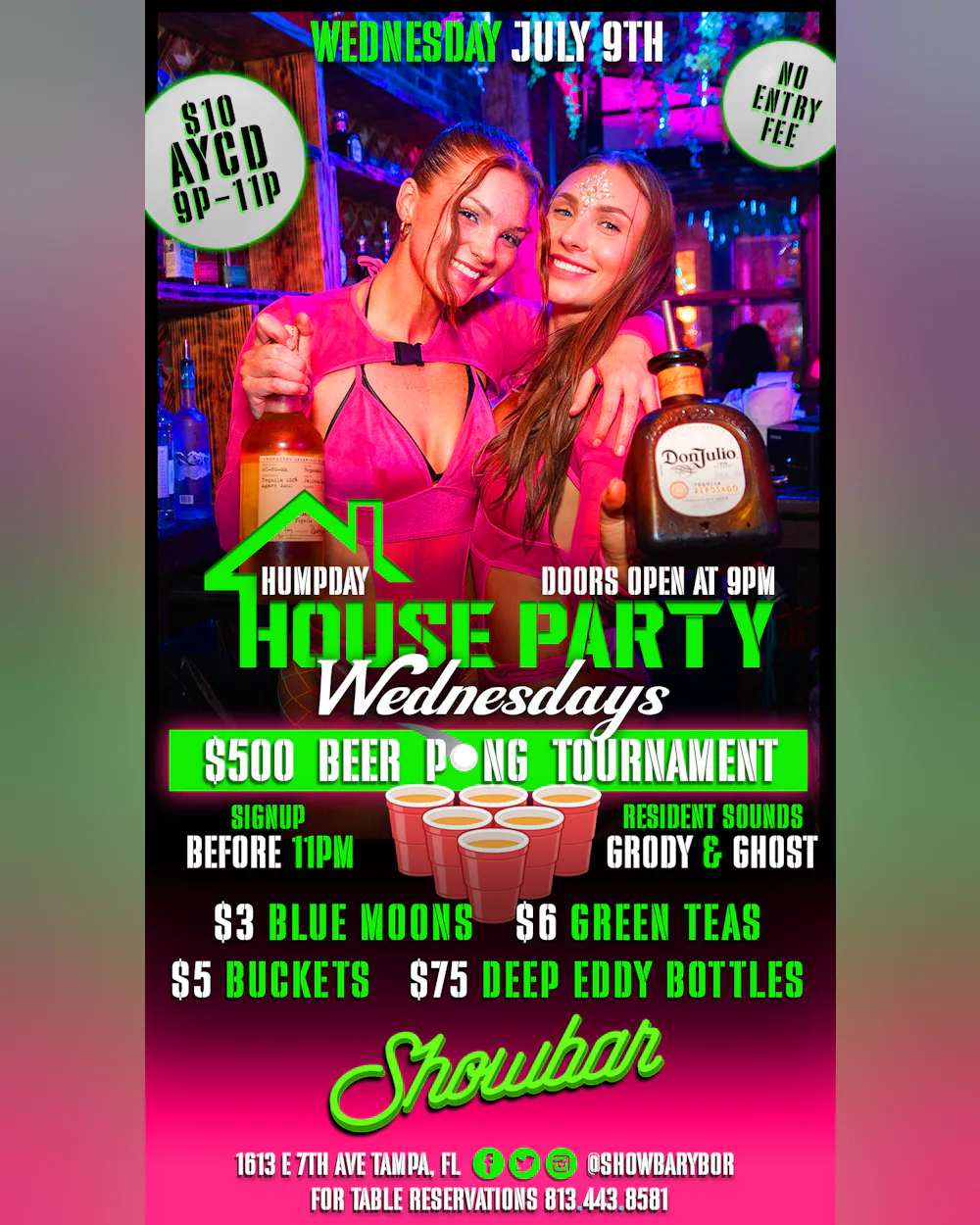 House Party Wednesdays: $500 Beer Pong Tournament - 7/9/25