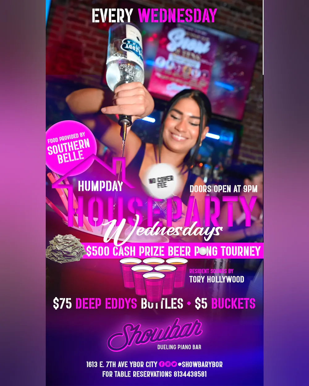 House Party Wednesdays - $500 Beer Pong Tournament - 5/8/24