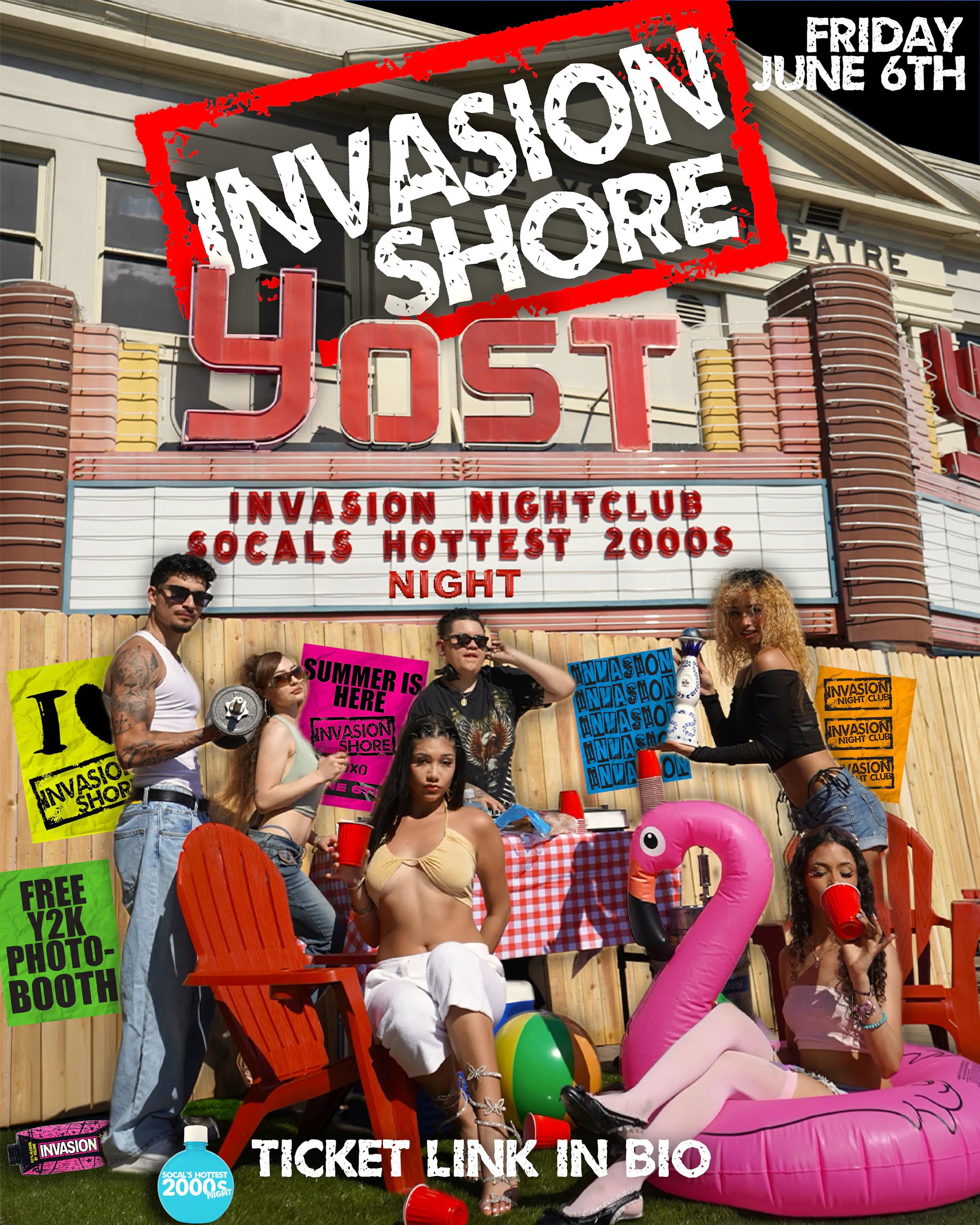 Invasion “2000'S NIGHT” At The Yost