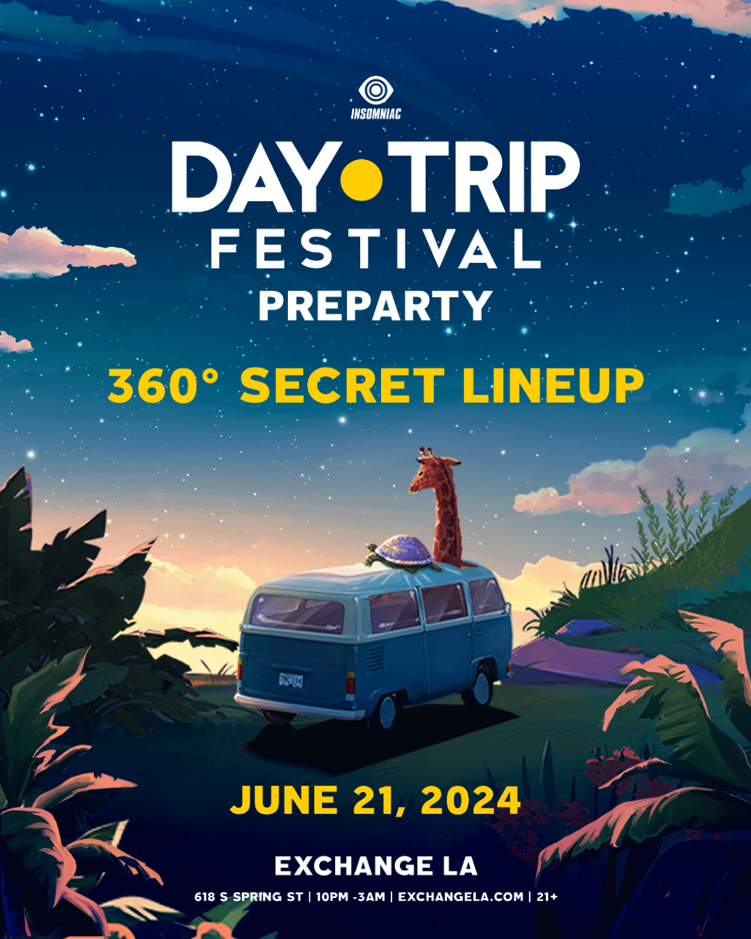 DAY TRIP FESTIVAL PREPARTY: 360° SECRET LINEUP