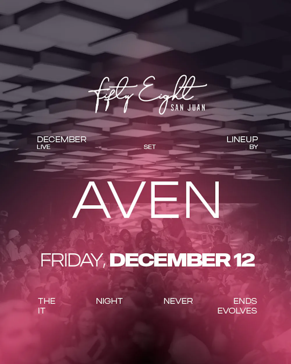 FRIDAY 12/12 | SOUNDS BY AVEN