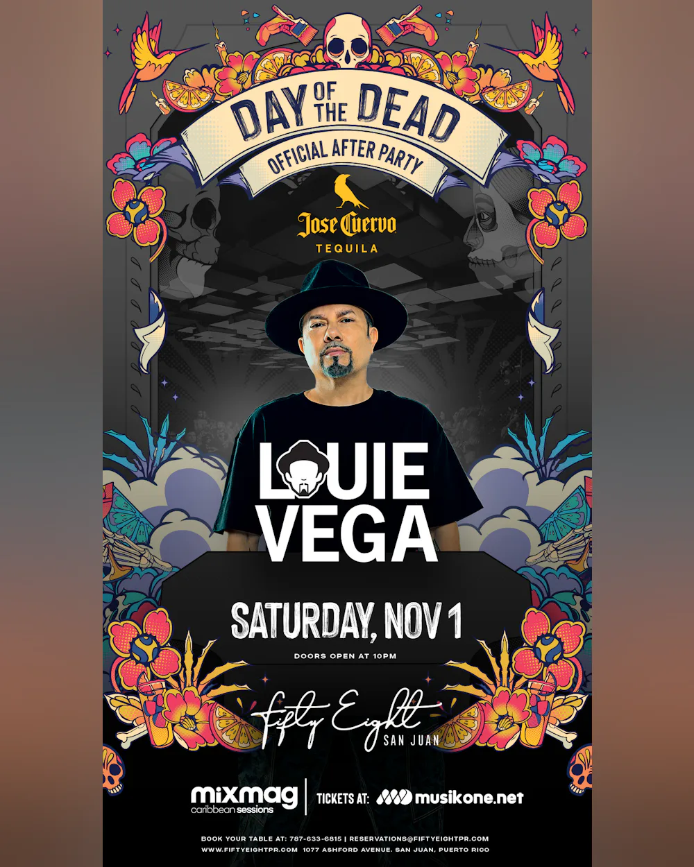 Jose Cuervo "Day of the Dead" LOUIE VEGA "Grammy Winner"