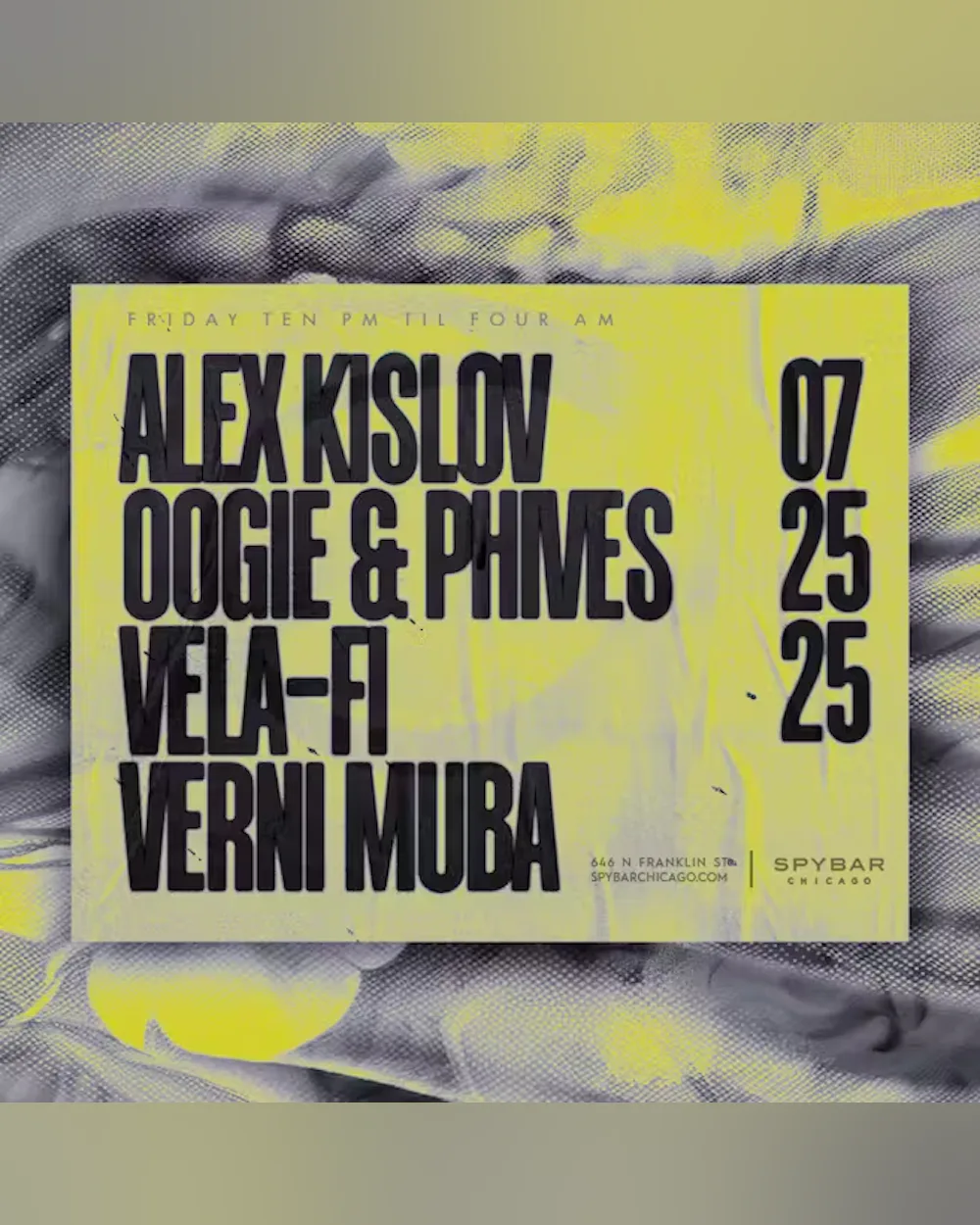 Alex Kislov, Oogie + Phives, Vela-Fi, + Verni Muba