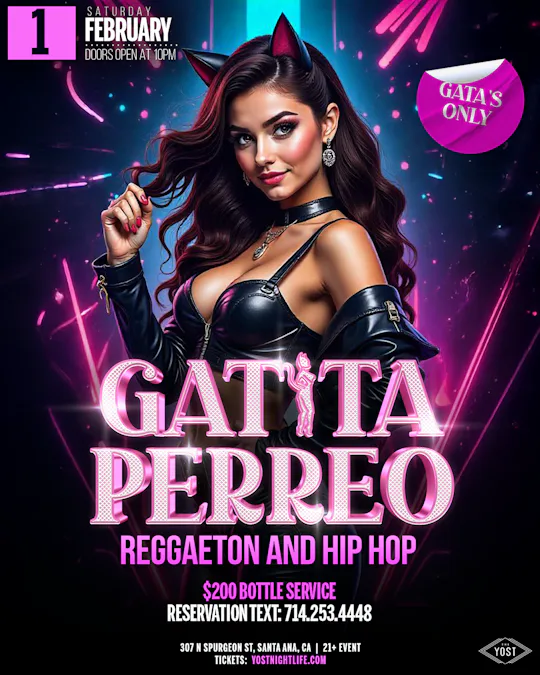GATITA PERREO REGGAETON & HIP HOP PARTY 21+