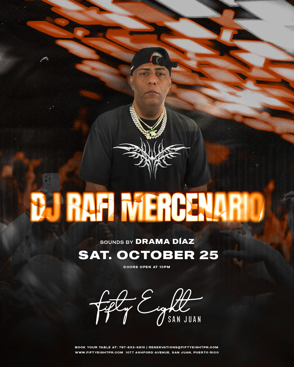 SATURDAY 10/25 | SOUNDS DJ RAFI MERCENARIO | DRAMA DIAZ