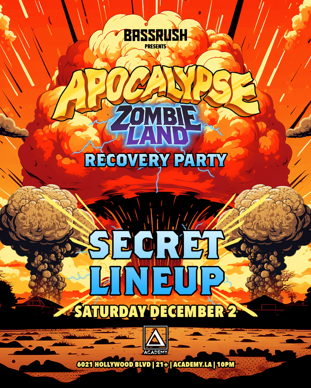 APOCALYPSE RECOVERY PARTY: SECRET LINEUP