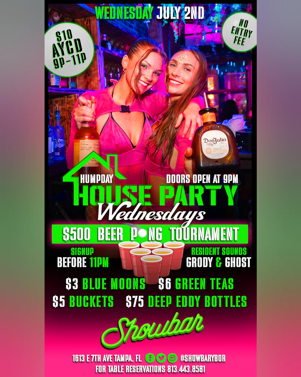 House Party Wednesdays: $500 Beer Pong Tournament - 7/2/25