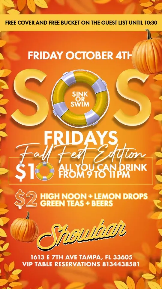 SOS Fridays: Fall Fest Edition - 10/4/24