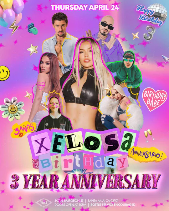 XELOSA 3 YEAR ANNIVERSARY CELEBRATIONN
