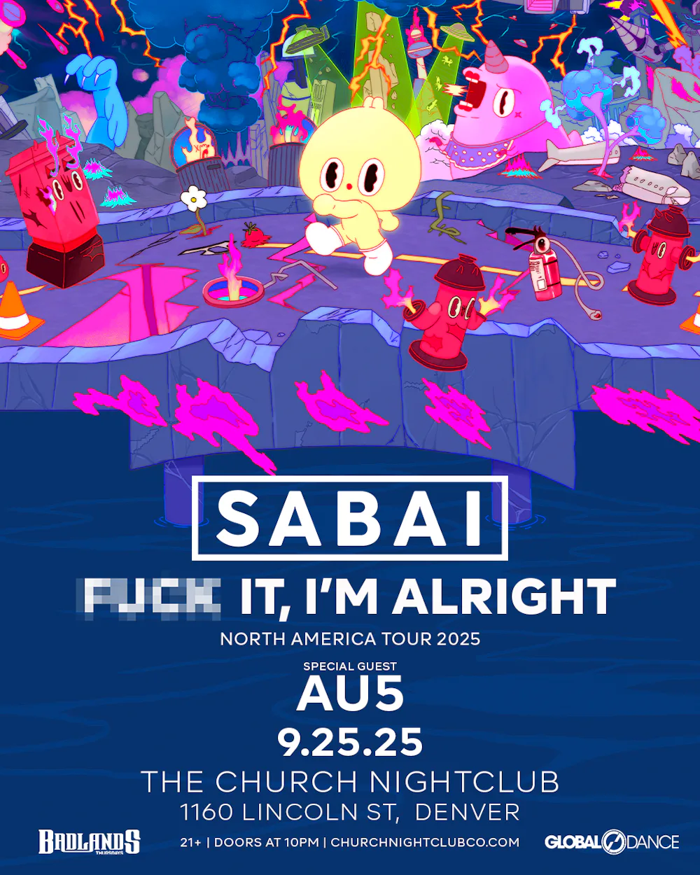 SABAI: I’M ALRIGHT TOUR