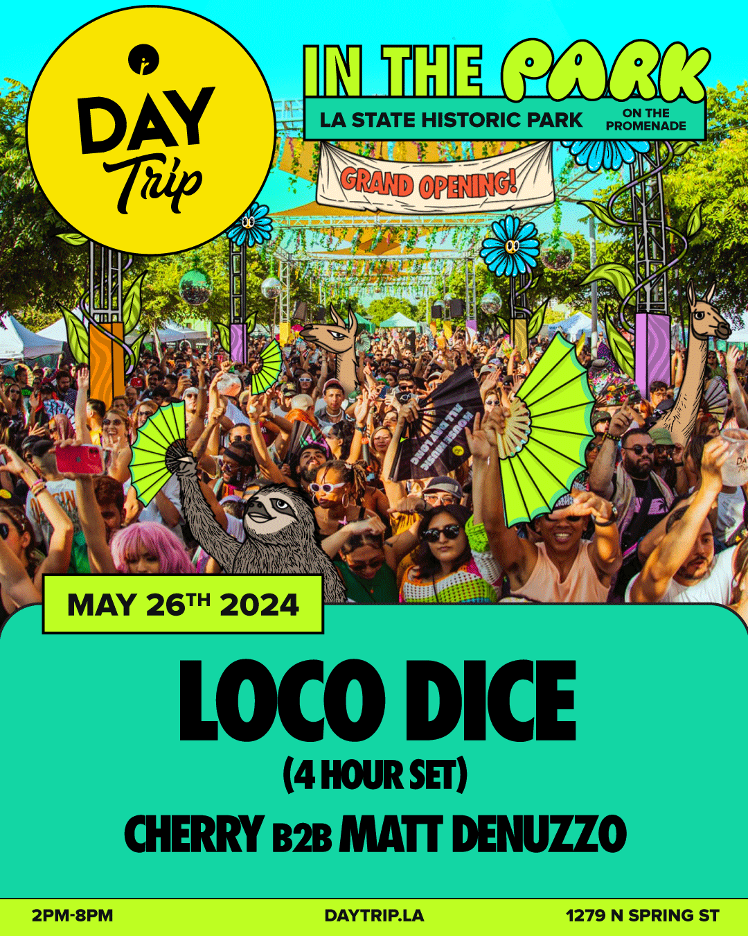 DAY TRIP:  LOCO DICE (4 HOUR SET)