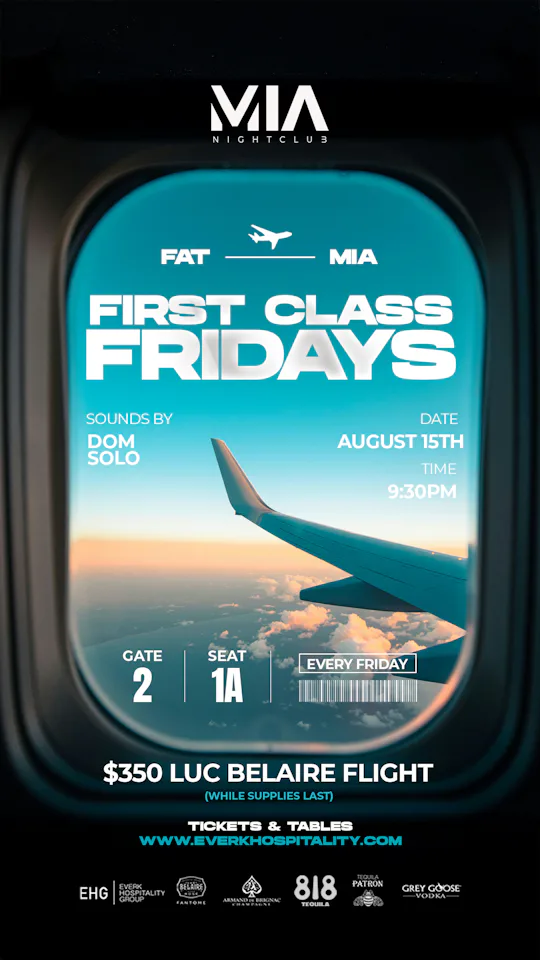 First Class Fridays at MIA