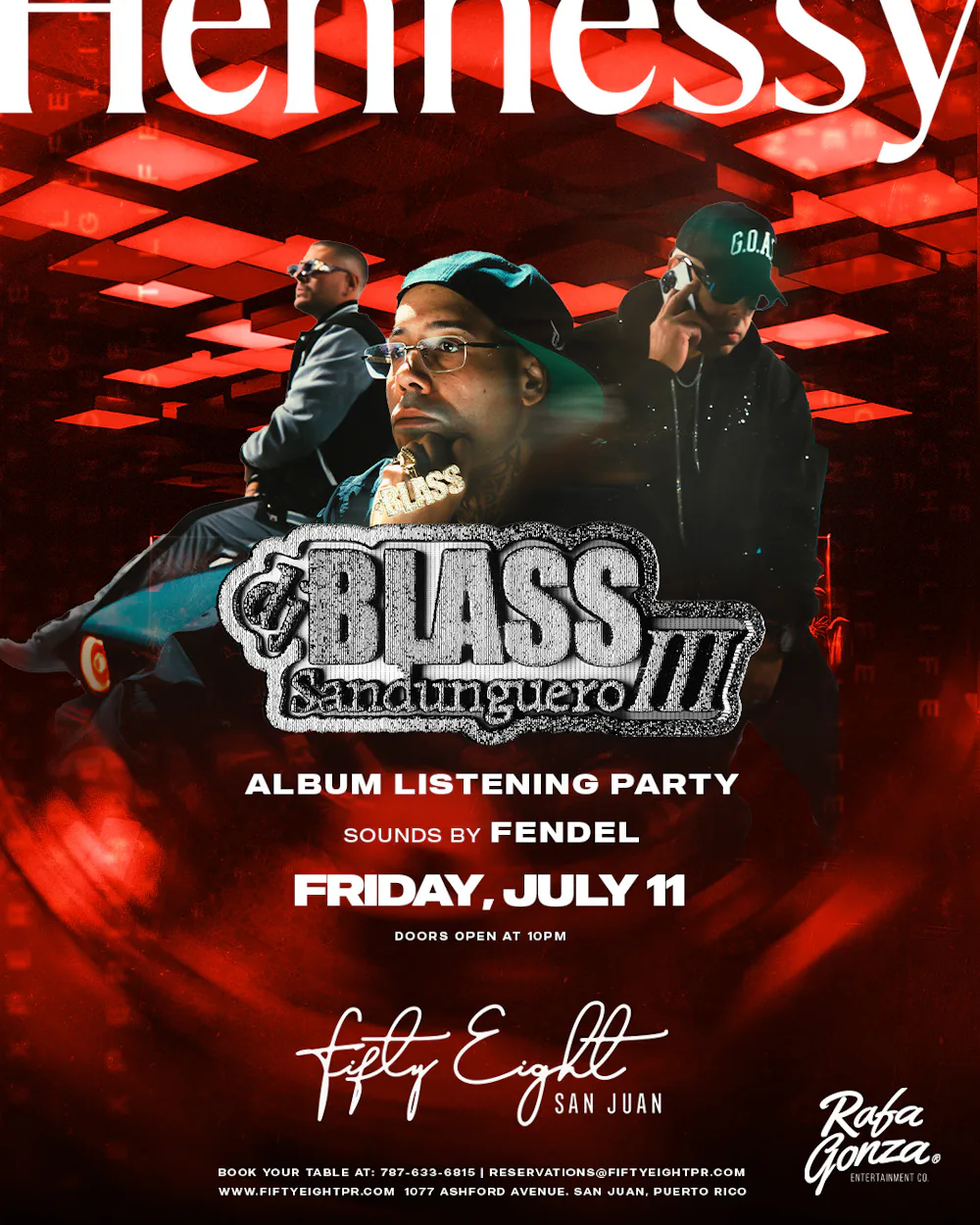 FRIDAY 07/11 | BLASS ALBUM LISTENING PARTY |SOUNDS BY FENDEL