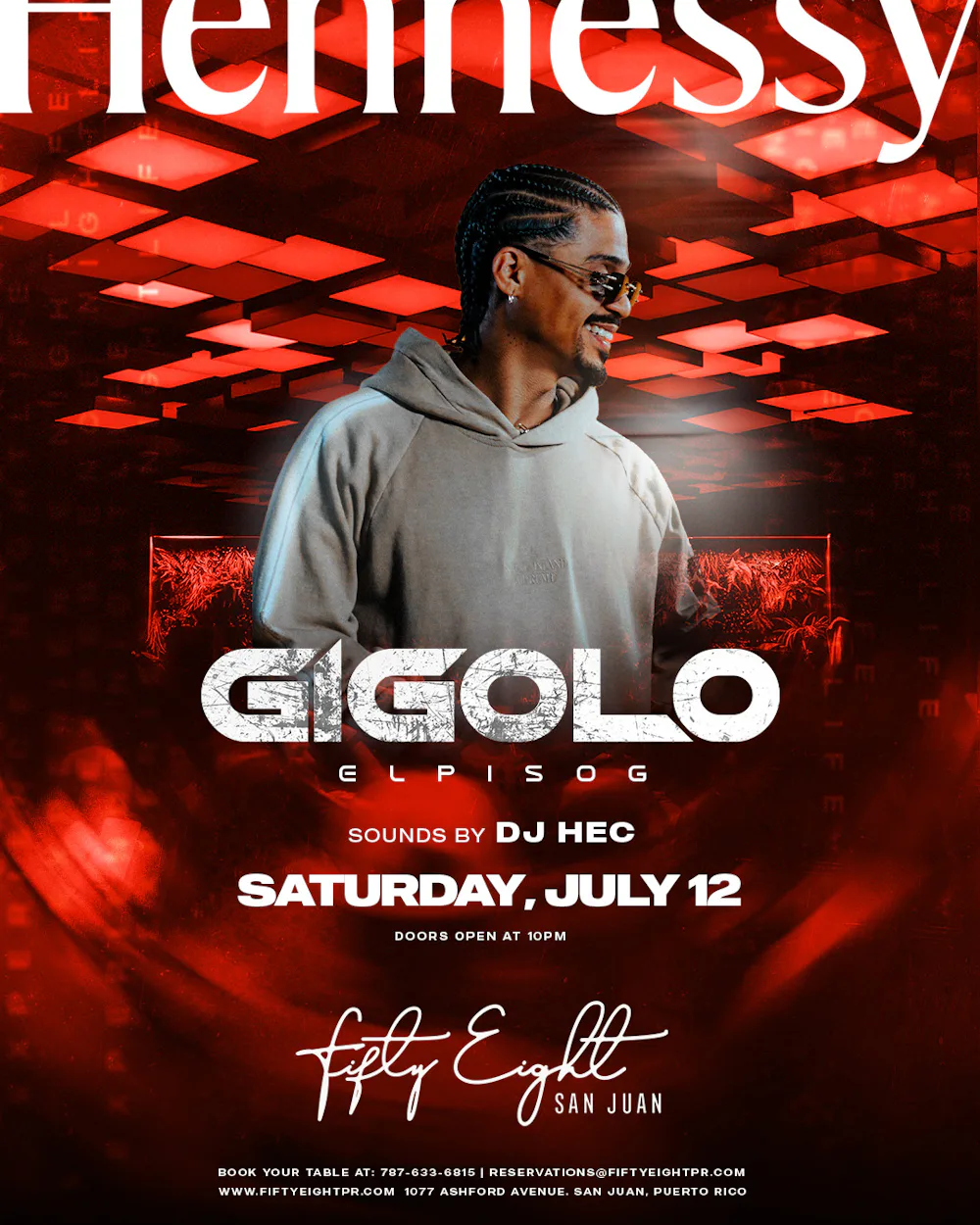 SATURDAY 07/12 | GIGOLO ELPISOG | SOUNDS BY DJ HEC