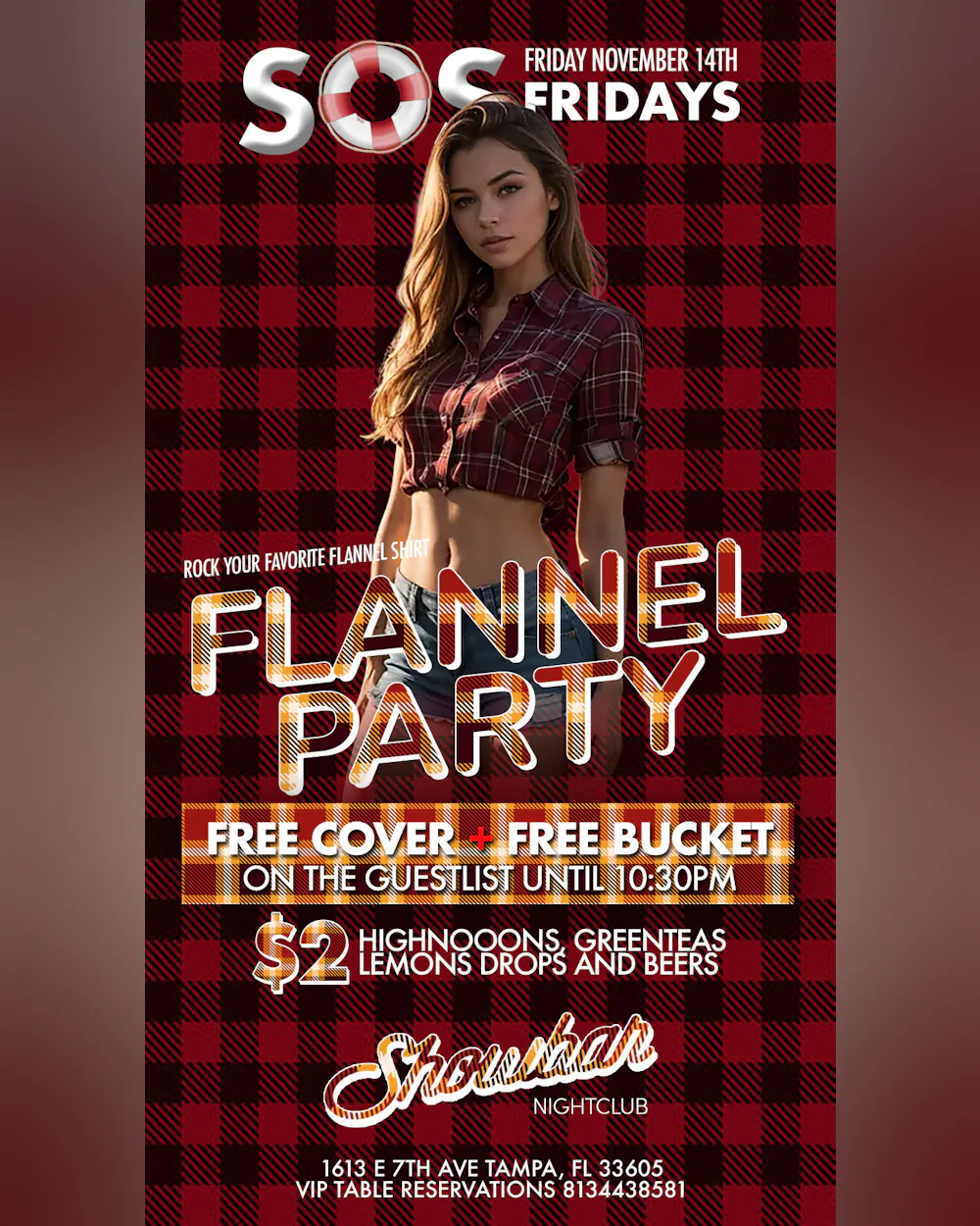 SOS Fridays: Flannel Party - 11/15/25