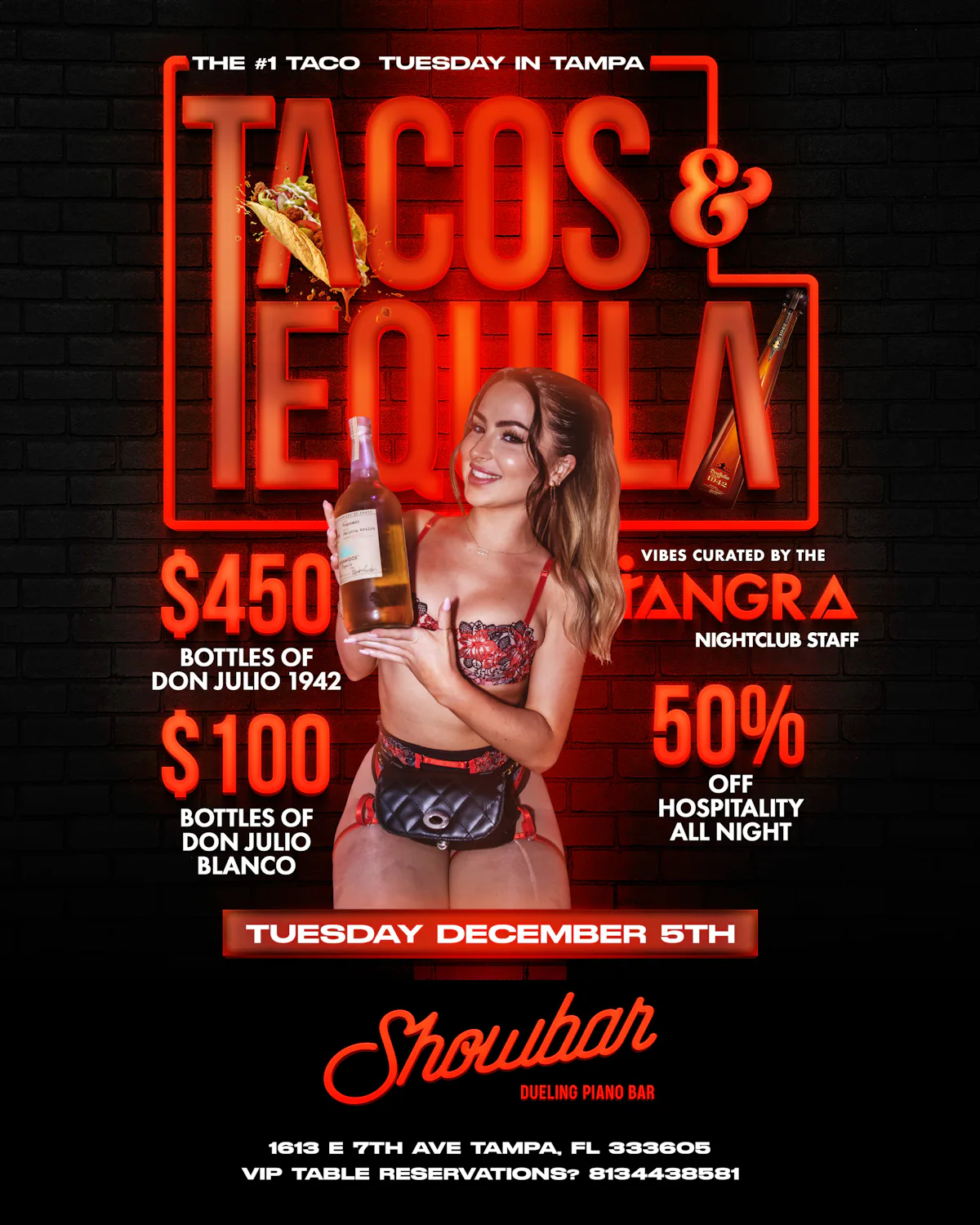 Tacos and Tequila Tuesdays at Showbar 