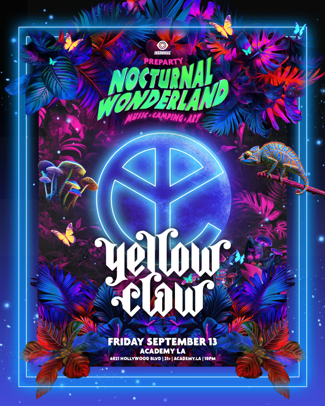 NOCTURNAL WONDERLAND PREPARTY: YELLOW CLAW