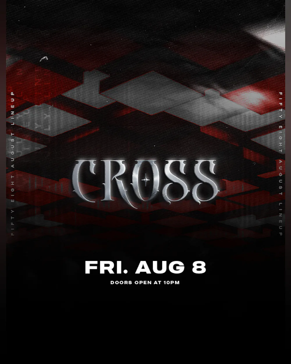 FRIDAY 08/08 | SOUNDS BY CROSS