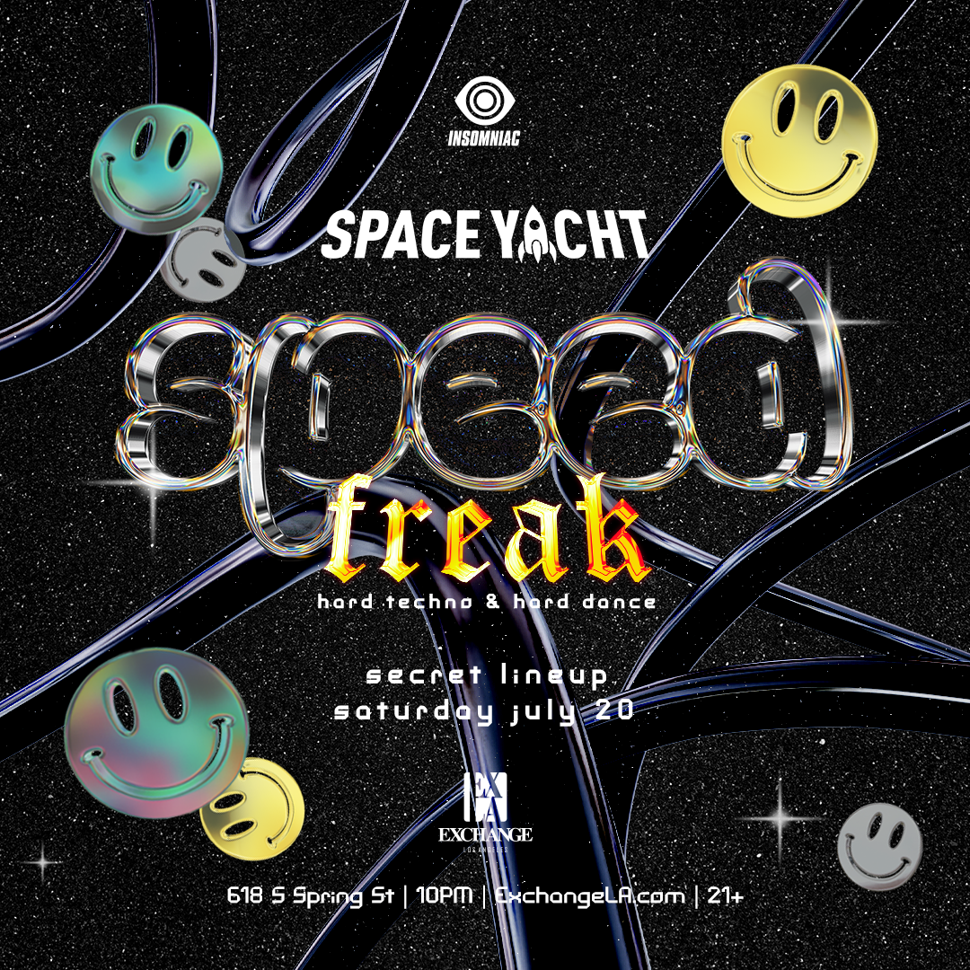 Space Yacht presents  SPEED FREAK: HARD TECHNO AND DANCE SECRET LINEUP