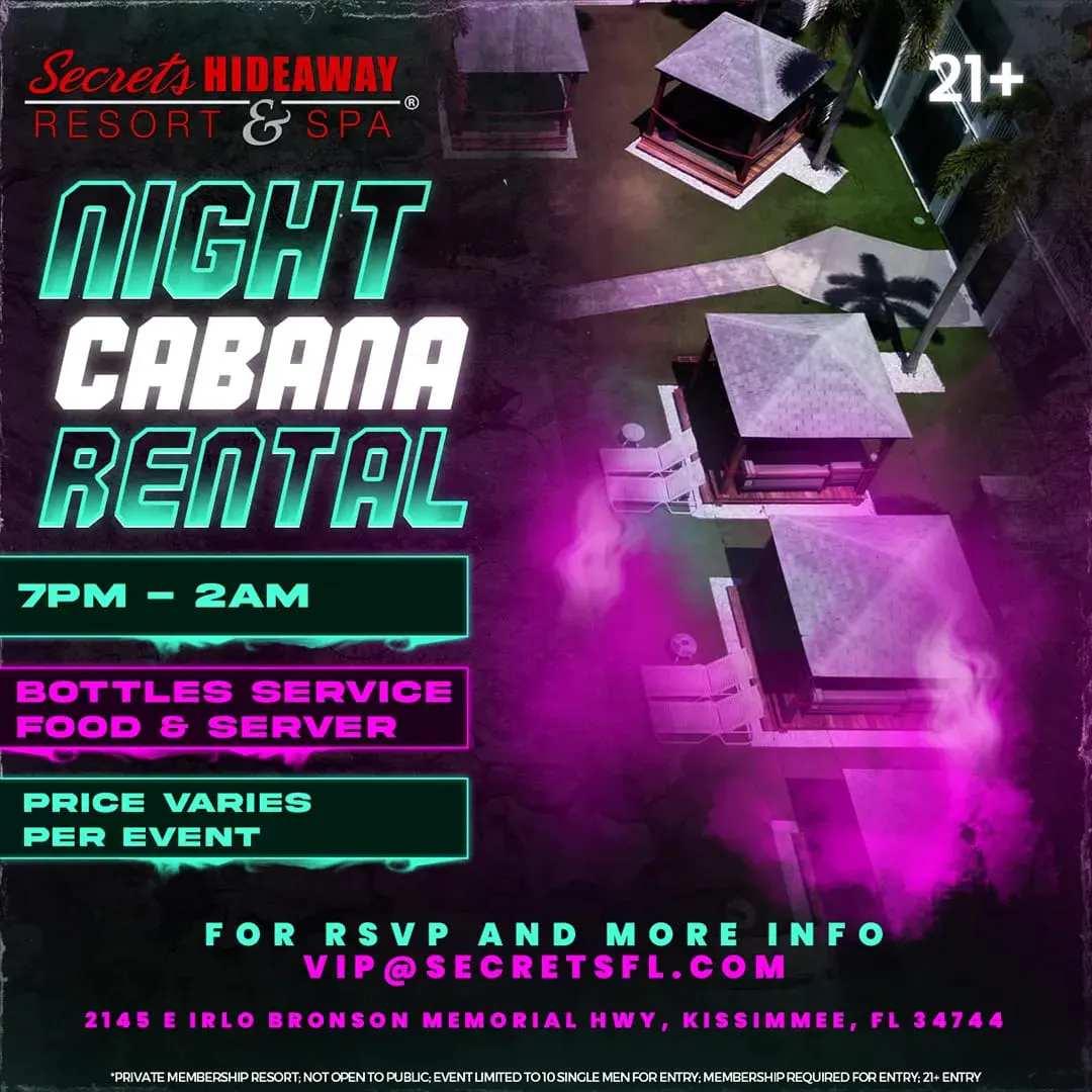 SATURDAY NIGHT CABANAS
