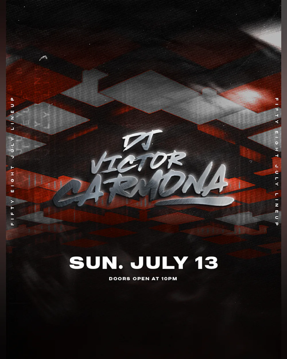 SUNDAY 07/13 | SOUNDS BY DJ VICTOR CARMONA